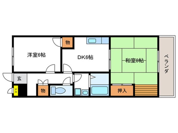 サクセス桂の物件間取画像